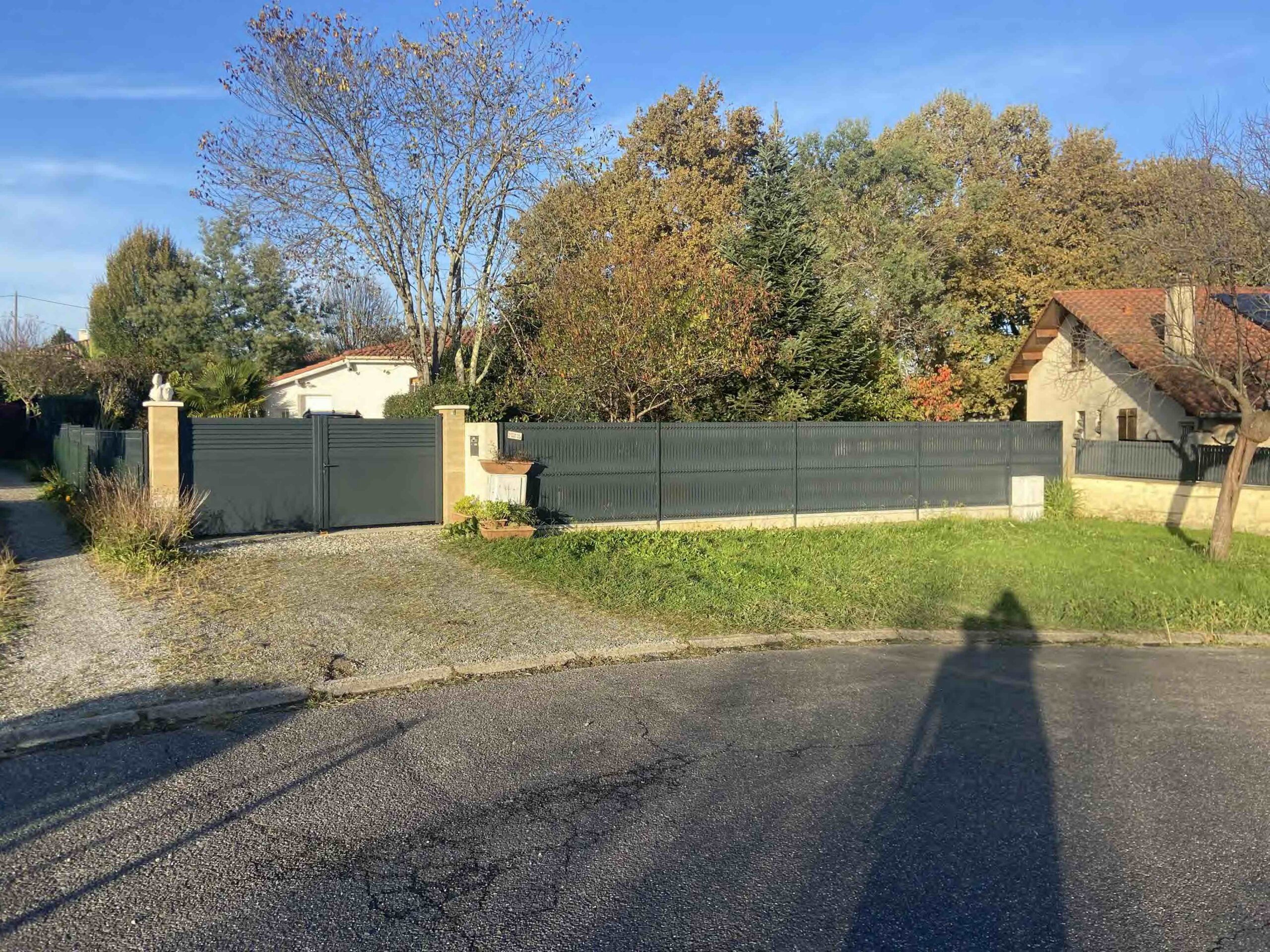 Clôture et portail Pouillon après travaux — autorisation obtenue Urbalandes